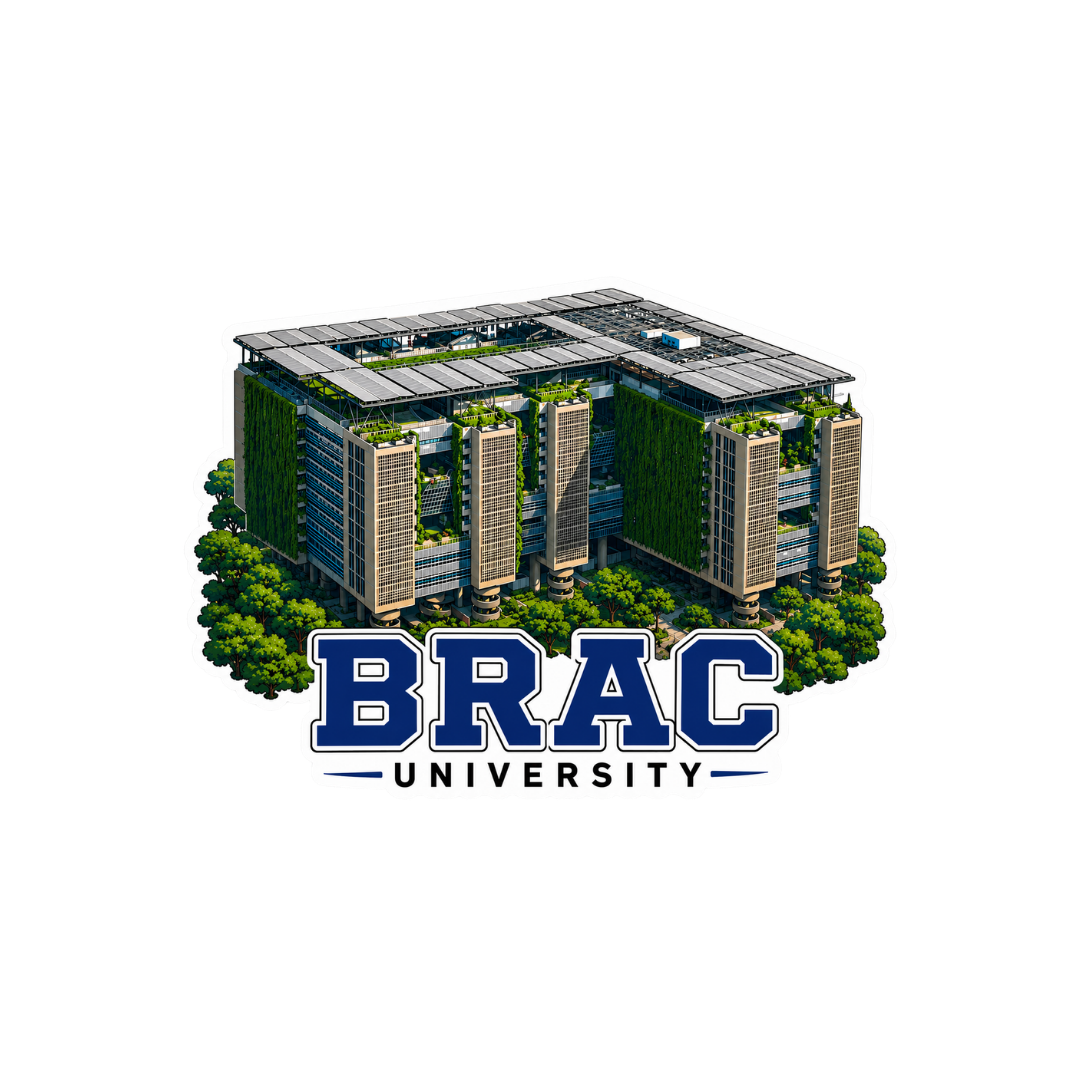 BRAC Campus | BRAC University Stickers | Sticker BD