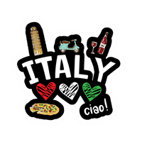 FC Italy 12 | Italy Football Sticker | Football Team