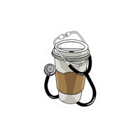Doctor stickers Coffee