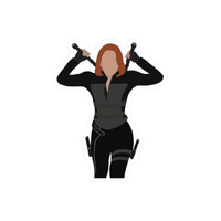 Black Widow 3 | Black Widow Premium Sticker | Movie