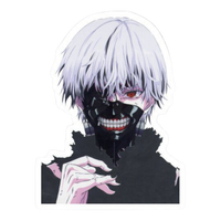 Tokyo Ghoul Kaneki Ken Sticker 3 | Dark Anime Aesthetic Premium Sticker