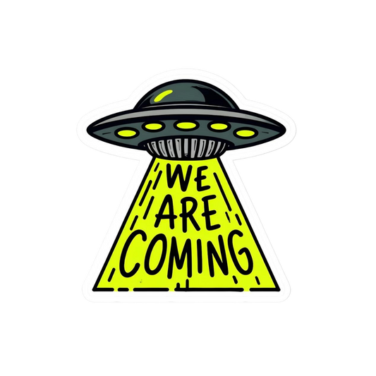 UFO 3 | Space Mystery Premium Sticker | UFO & Aliens