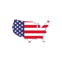 USA 3 | Country Premium Sticker | Country, Flag & Travel Sticker