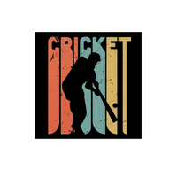 Cricket Lovers Sticker 6