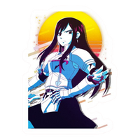 Erza Scarlet Fairy Tail Sticker 8 | Titania Armor Sticker