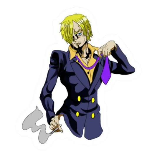 Sanji One Piece Sticker 2 | Black Leg Premium Sticker