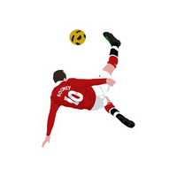 Rooney 10 | Manchester United Premium Sticker | Football Club