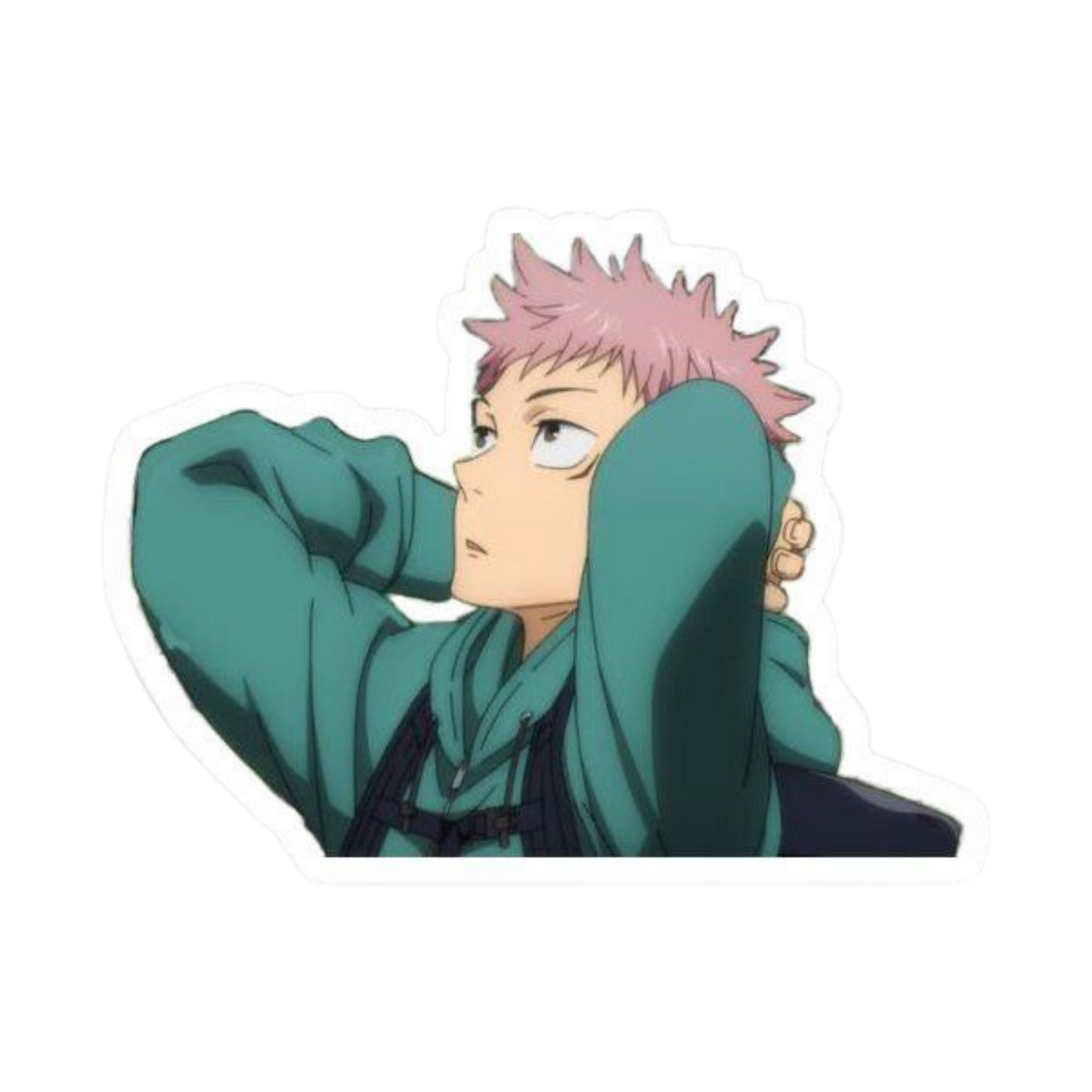 Itadori Yuji Jujutsu Kaisen Anime Sticker #19 | StickerBD