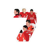CR7 | Manchester United Premium Sticker | Football Club