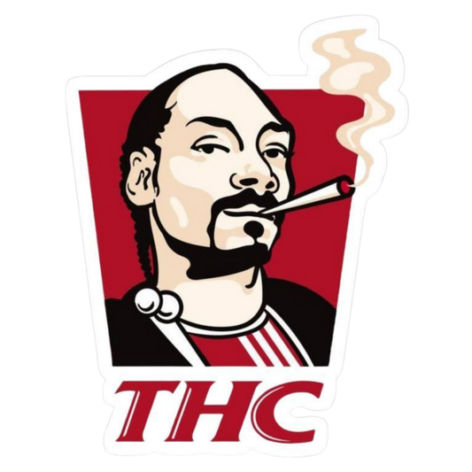 Snoop THC Hemp Sticker | StickerBD