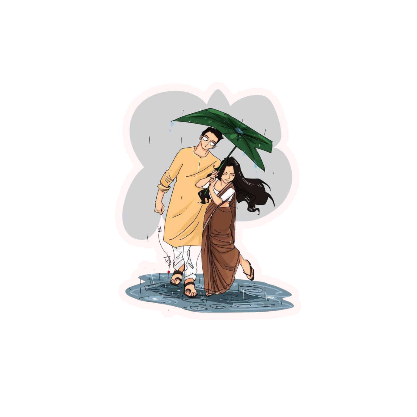Bengali Couple 2 | Bangladesh Stickers Collection | StickerBD