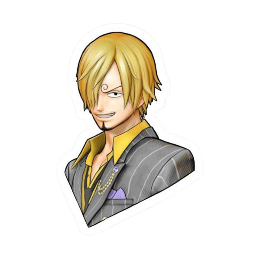 Sanji One Piece Sticker 4 | Black Leg Premium Sticker