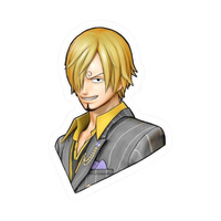 Sanji One Piece Sticker 4 | Black Leg Premium Sticker