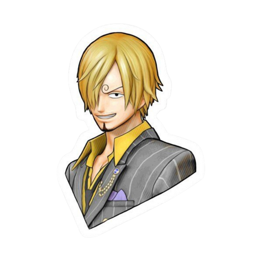 Sanji One Piece Sticker 4 | Black Leg Premium Sticker