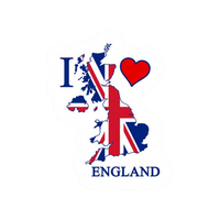 England-United Kingdom 2 | Country Premium Sticker | Country, Flag & Travel Sticker
