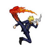 Sanji One Piece Sticker 5 | Black Leg Premium Sticker