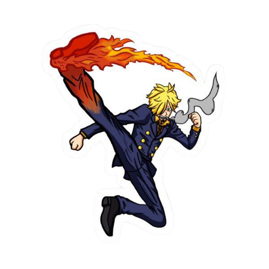 Sanji One Piece Sticker 5 | Black Leg Premium Sticker