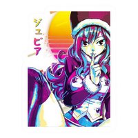Juvia Lockser Fairy Tail Sticker 2 | Water Mage Premium Sticker