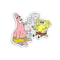 SpongeBob Duo Hemp Sticker | StickerBD