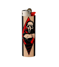 Halloween Babe Lighter – Bold Aesthetic Refillable Pocket Lighter | StickerBD