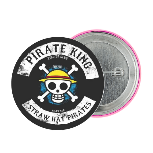 Pirate King Tinplate Badge