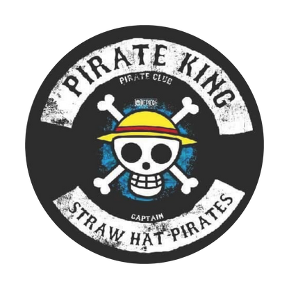 Pirate King Tinplate Badge