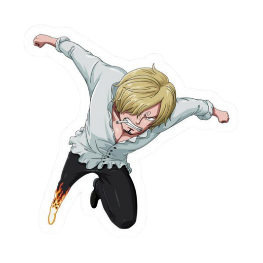 Sanji One Piece Sticker 6 | Black Leg Premium Sticker