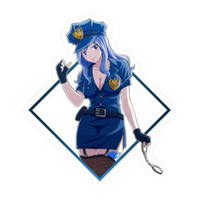 Juvia Lockser Fairy Tail Sticker 3 | Water Mage Premium Sticker