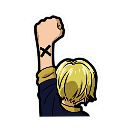 Sanji One Piece Sticker 7 | Black Leg Premium Sticker