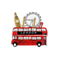 England-United Kingdom 5 | Country Premium Sticker | Country, Flag & Travel Sticker