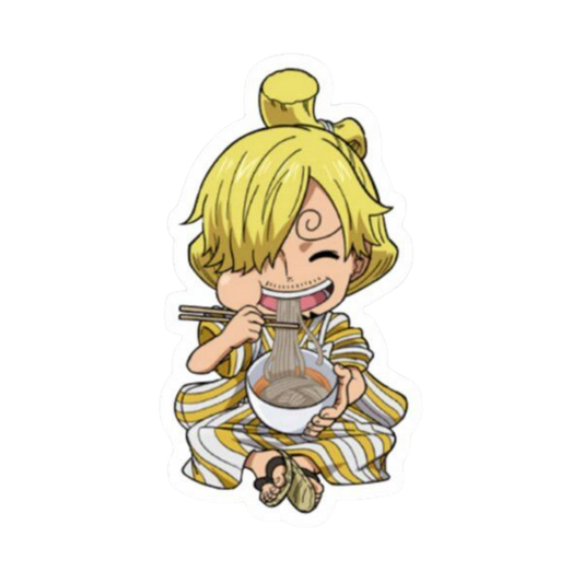 Sanji One Piece Sticker 8 | Black Leg Premium Sticker