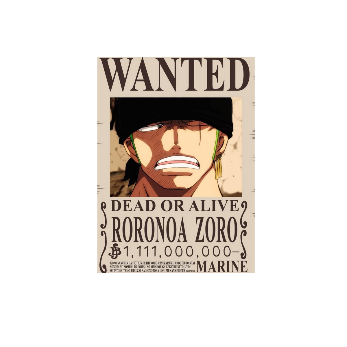 One Piece Wanted Posters 4-Frame Bundle | Luffy, Zoro, Sanji & Boa Hancock | StickerBD