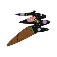 Cosmos Blunt Hemp Sticker | StickerBD
