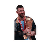 Messi 54 | Leo Messi Premium Football Sticker | Legendary Footballer