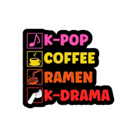 K-Drama 6 | K-Drama Premium Sticker | Korean Entertainment
