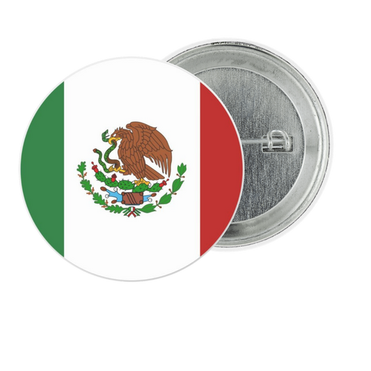 Mexico Fan Tinplate Badge
