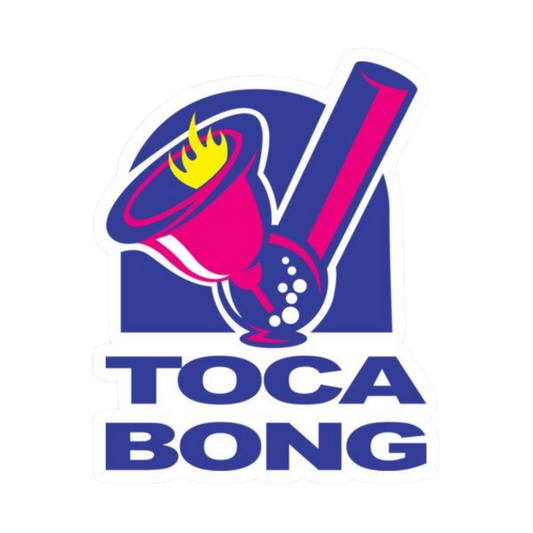 Toca Bong Hemp Sticker | StickerBD