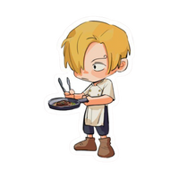 Sanji One Piece Sticker 9 | Black Leg Premium Sticker