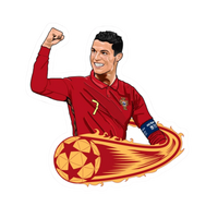 Cristiano Ronaldo 57 | Portugal Football Sticker