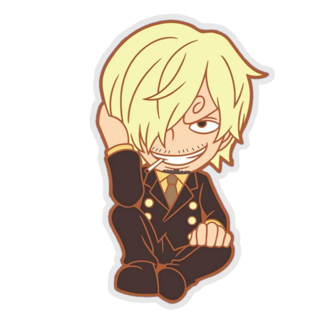 Sanji One Piece Sticker 10 | Black Leg Premium Sticker