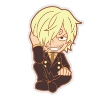 Sanji One Piece Sticker 10 | Black Leg Premium Sticker