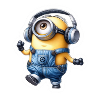 Minions | Cute Cartoon Sticker 47 | StickerBD