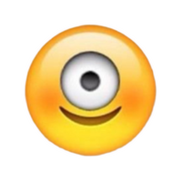 Curious Emoji 49 | Cute Funny Smiley Die-Cut Sticker | StickerBD