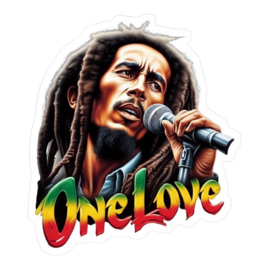 Bob Marley 14 | Reggae Legend Designs | StickerBD
