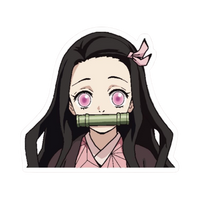 Nezuko Kamado 4 | Demon Slayer Sticker | Anime