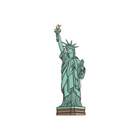 USA 4 | Country Premium Sticker | Country, Flag & Travel Sticker