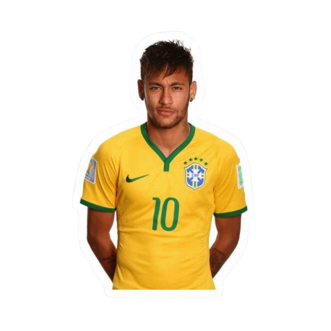 Neymar Jr 4 | Football Player Premium Sticker