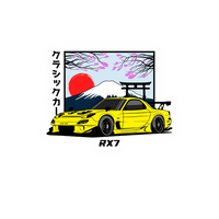 Mid Night JDM Car Sticker 3
