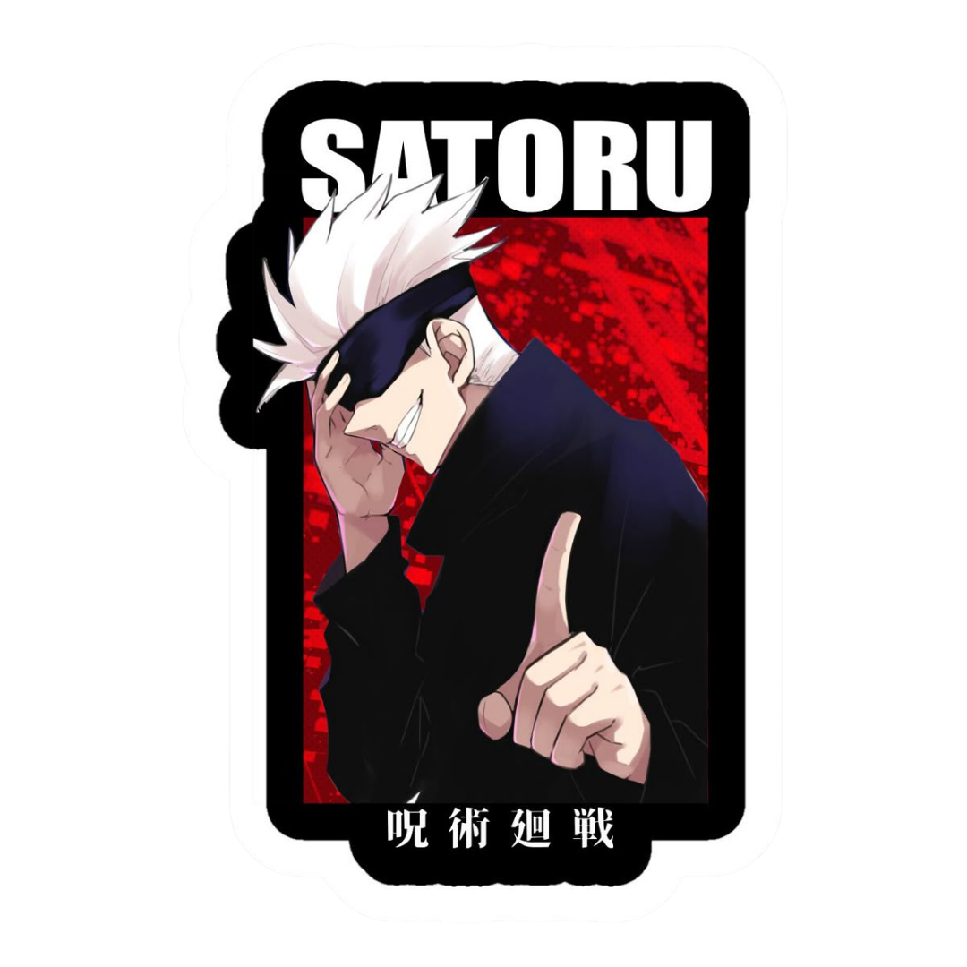 Satoru Gojo Poster 1 Jujutsu Kaisen Anime stickers