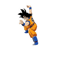 Son Goku Stance Dragon Ball Z Anime stickers